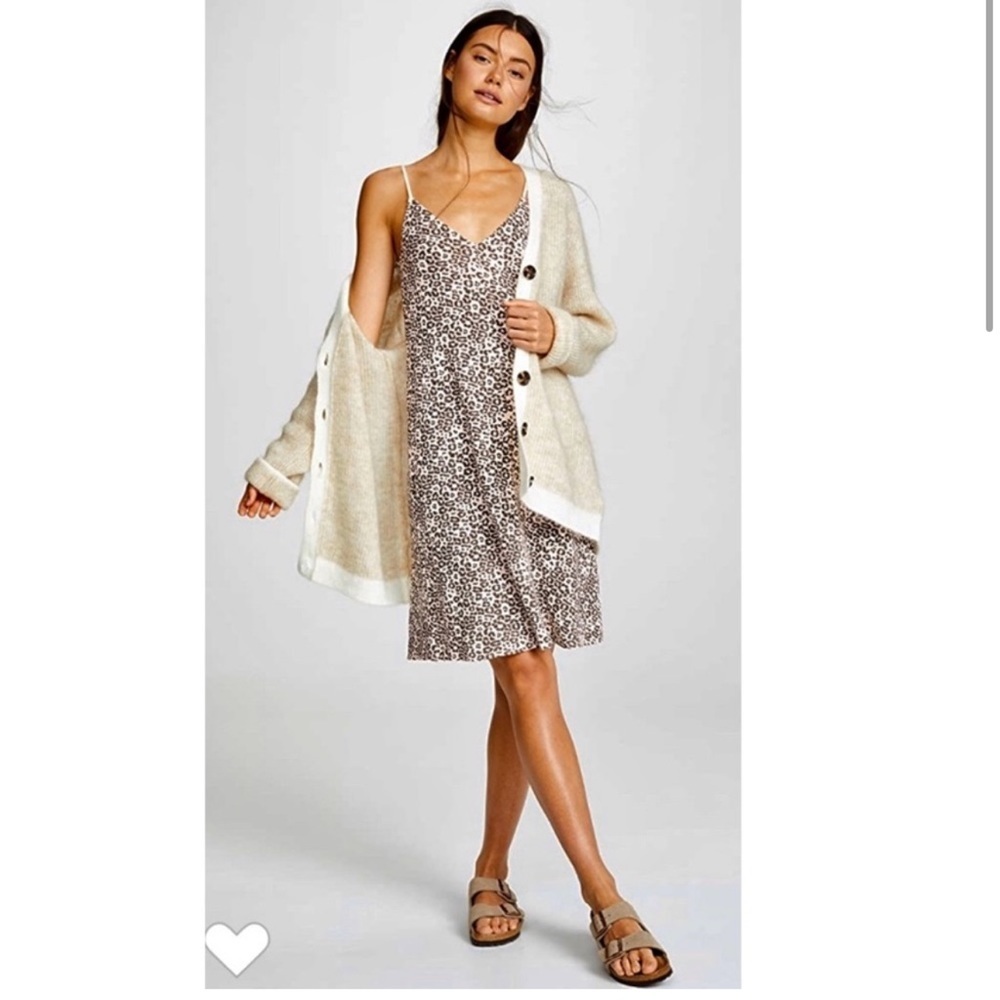 ATM Leopard Mini Dress.